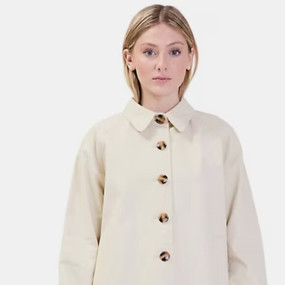 NWOT Point Zero Trench Coat - Picture 1 of 7